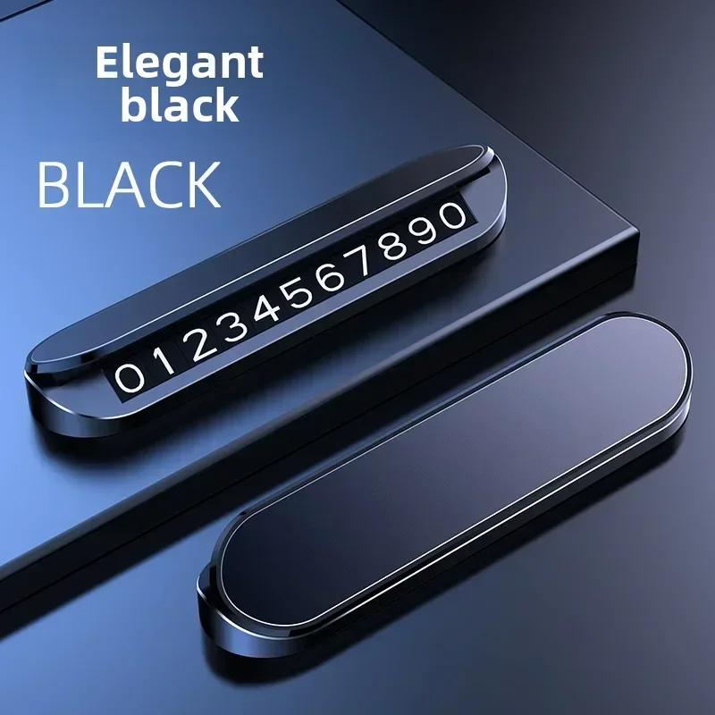 Simple Car Temporary Parking Card Phone Number Car Phone Holder Luminous Telephone Number Plate Car Park Car-styling Accessories
