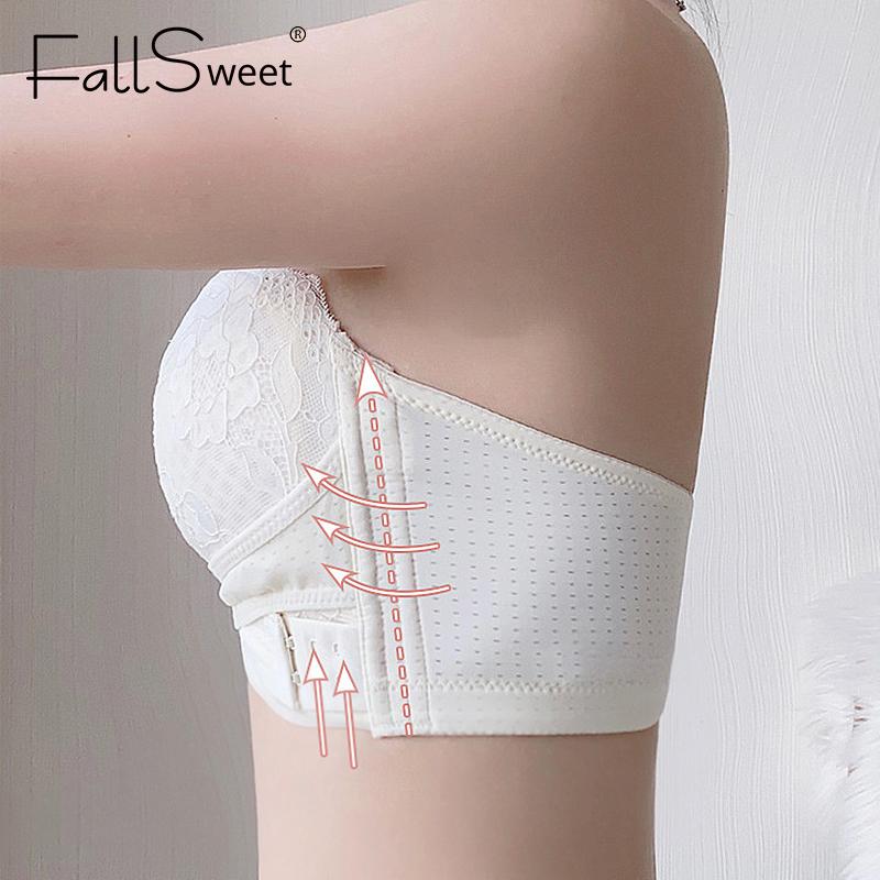 Большой размер Бюстгальтер без бретелек Топ-труба Женское сексуальное кружевное нижнее белье Бесшовные беспроводные бюстгальтеры Нескользящий Без подкладки Бюстгальтер Сексуальное женское нижнее белье