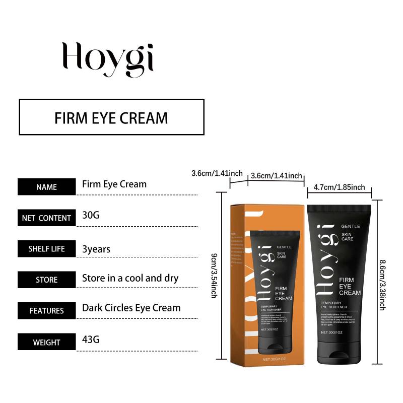 Hoygi Anti-Aging And Wrinkle-Reducing Eye Cream: Moisturizes And Firms The Skin Around The Eyes, Diminishes Fine Lines