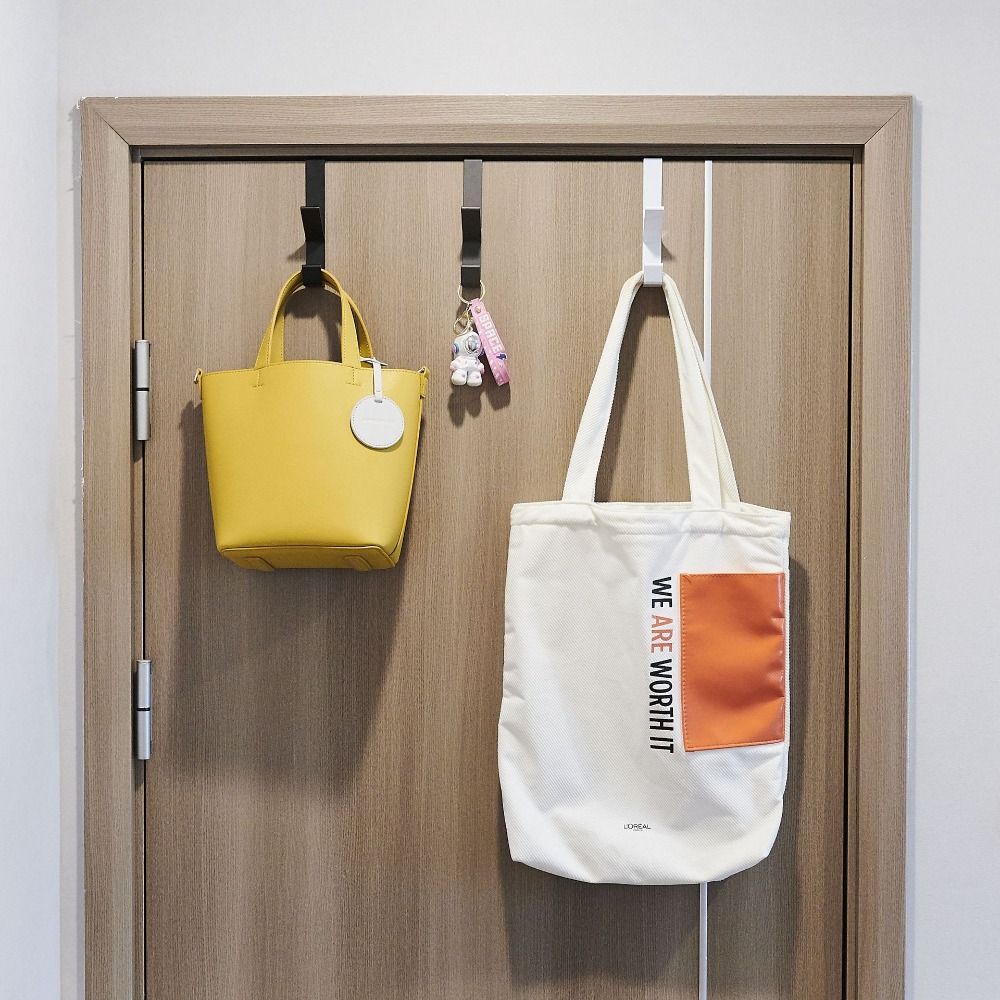 Крючок на заднюю дверь без удара. Вешалка для одежды из нержавеющей стали. Новая стойка для хранения на задней двери.