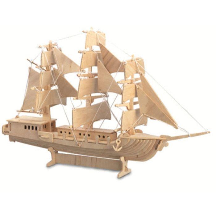 Quay - Maquette en bois Voilier
