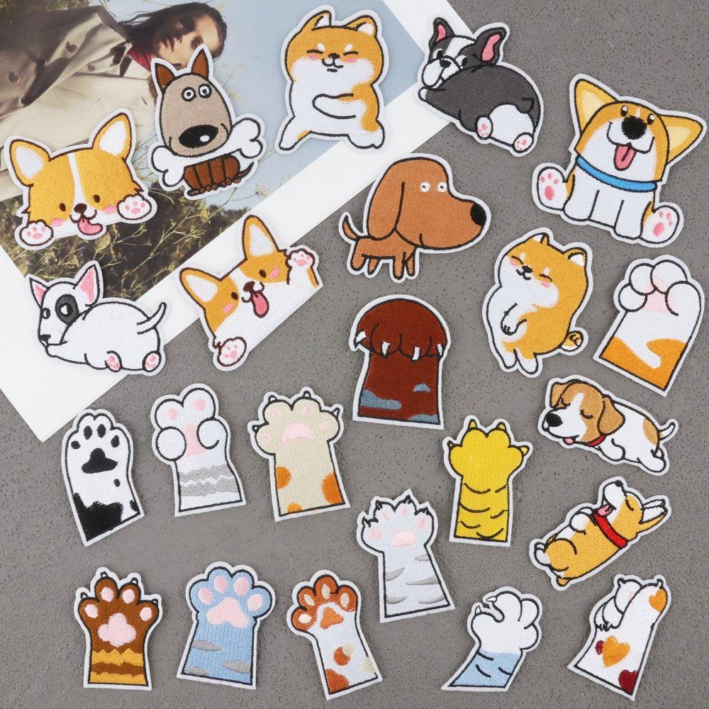 Clothes Decoration Clothes Embroidery Iron On Jeans Jacket Appliques Badges Patches Sewing Fabric