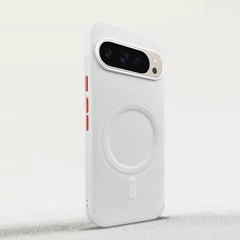 Магнитный чехол из ПУ-кожи для Google Pixel 10 Pro с независимыми кнопками