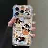 Пингвин с граффити для чехла на мобильный телефон Apple 17 iphone16promax мультяшный 15plus14 полностью закрывающийся мультяшный чехол