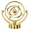 Statues desktop ornaments, metal art crafts home office desktop sculptures, creative and scientific themed home decoration gifts