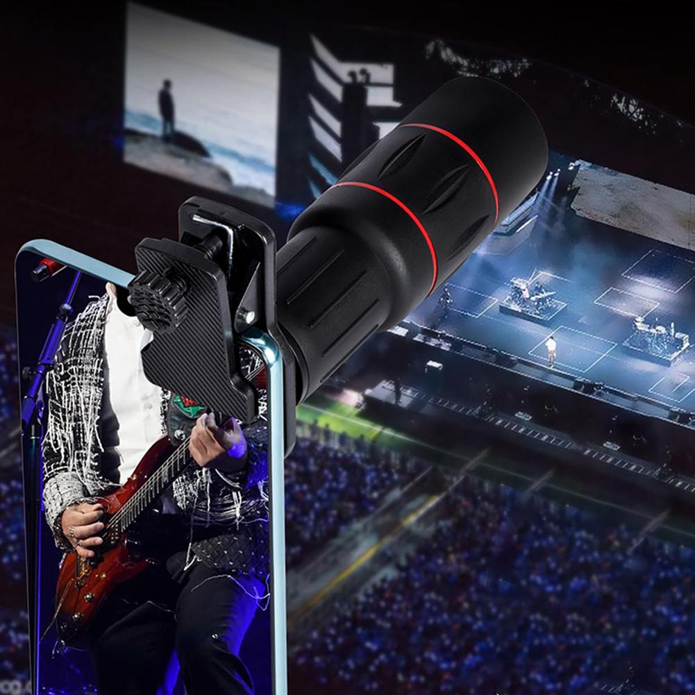 18/36/64X Telephoto Phone Lens with Phone Clip Phone Camera Lens Long Focus Zoom Cellphone Camera Lens for Android and iPhone