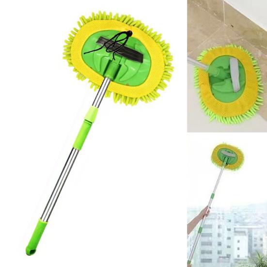 Щетка для мойки автомобиля 2-в-1, швабра для мойки автомобиля с комплектом с длинной ручкой, трехсекционная швабра для мойки автомобиля с длинной ручкой, набор щеток для чистки без царапин