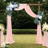 2 Pcs Lintel Flower Artificial Wedding Arch Flowers Welcome Flower Row Fake Flower for Wedding Party Hotel Wedding Arch Decorative Swags Party Decor