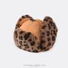 Американская леопардовая шапка мужская и женская зимняя утолщенная теплая плюшевая защита ушей хлопковая шапка для улицы для езды на велосипеде от холода тренд