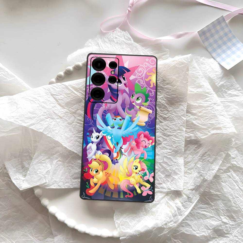 Чехол для телефона Мультяшный L-Littles P-Ponys для Samsung S 24 Fe 25 Ultra Plus 20 Lite 21 30 22 23 24 22 Ultra 5G Fundas