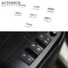 7 шт. Накладки на кнопки стеклоподъемника, точная посадка для Toyota Camry Corolla RAV4 Highlander Kluger C-HR CHR Avalon Sienna