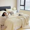 Coral Fleece Thickened Sheets, Small Double-layer Rabbit Blanket, Shawl Blanket, Sofa Blanket, Nap Plush Blanket