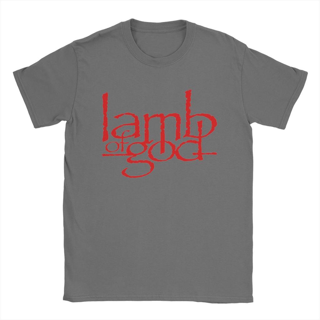 Футболка Lamb Of God для мужчин из чистого хлопка, забавные футболки с круглым вырезом, топы с коротким рукавом, новое поступление