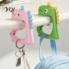 Dino Shaped Bag Hook Dinosaur Desk Edge Clamp Hook, Punch-free Stable Table Side Hanger, Backpack Hanger Durable ABS Storage Organizer for Backpacks
