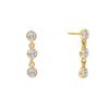 925 Sterling Silver Style Crystal Zircon Piercing Cartilage Stud Earrings for Women Ladies Earings Jewelry Pendientes