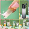 Plastic Spray Water Sport Bottle Gradient Color 700ml Sport Fitness Water Cup Frosted Large-capacity Travel Bottles Students