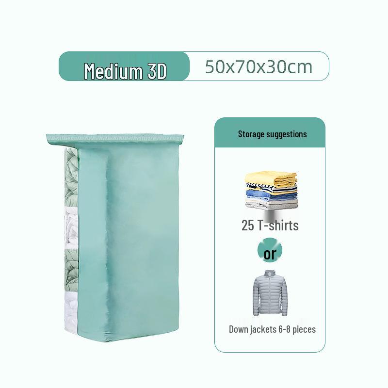 Большой вакуумный компрессионный пакет Taili для одежды и одеял