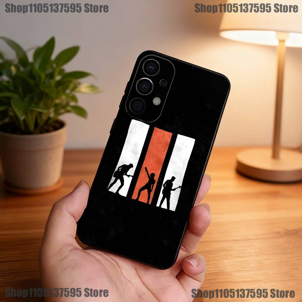 COOL Band P-Paramore Phone Case For Samsung S25,S24,S21,S22,S23,S30,Ultra,S20,Plus,Fe,Lite,5G Black Cover