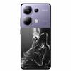 Чехол-накладка для Poco M6 Pro СтеклоЗакаленное Стекло Чехол Жесткая Задняя Панель Защита для Xiaomi Poco P oco M 6 Pro 6.67" Цветные Чехлы для Телефона