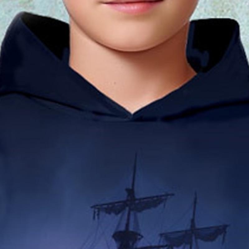 Толстовка с капюшоном с 3D-графикой и длинным рукавом для мальчиков, весна, осень, зима, модная уличная одежда, классная, из полиэстера, для детей от 3 до 12 лет, для активного отдыха, повседневная, стандартная посадка