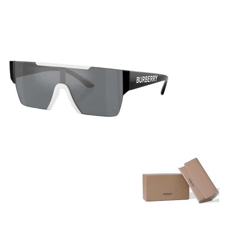 Burberry Logo Decoration Injection Molded Irregular Sunglasses Kids Black