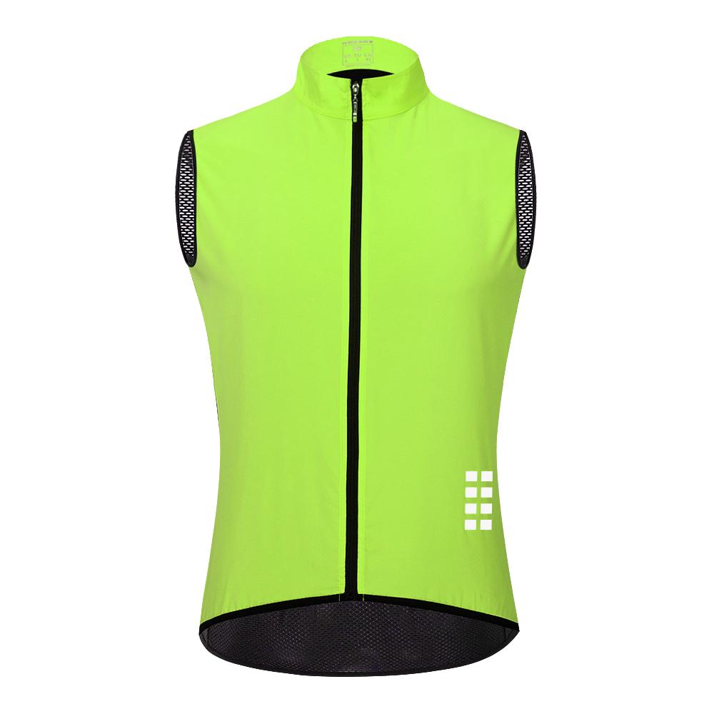 Cycling Vest Men's Reflective Sleeveless Jersey MTB Road Bike Breathable Bicycle Tops Gilet