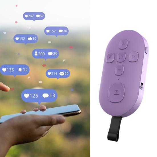 Tik-Tok, совместимый с Bluetooth, удаленное управление фотографиями, создание видео и запись пульта, перезаряжаемый пульт типа C для