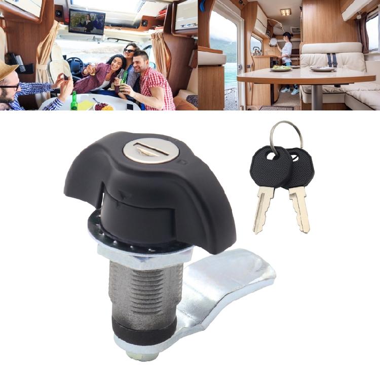 RVs Door Lock and Drawer Tube Cam Lock with 2 Key Cylinders Cabinet Locks