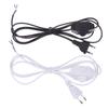 Standard 1.8M Extension Cord With Dimmer EU Plug Control Switch Power Cable Cord For Table Lamp 220V Electricity Wire