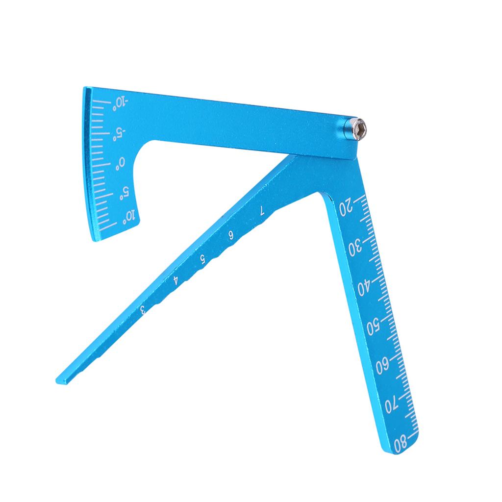 RC Accessory Blue Adjustable Ruler Adjusting Height And Wheel Rim Camber Tool