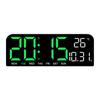 Temperature Electronic Wall Clock Wall-mounted Display Table Clock Digital LED Clocks  for Bedroom