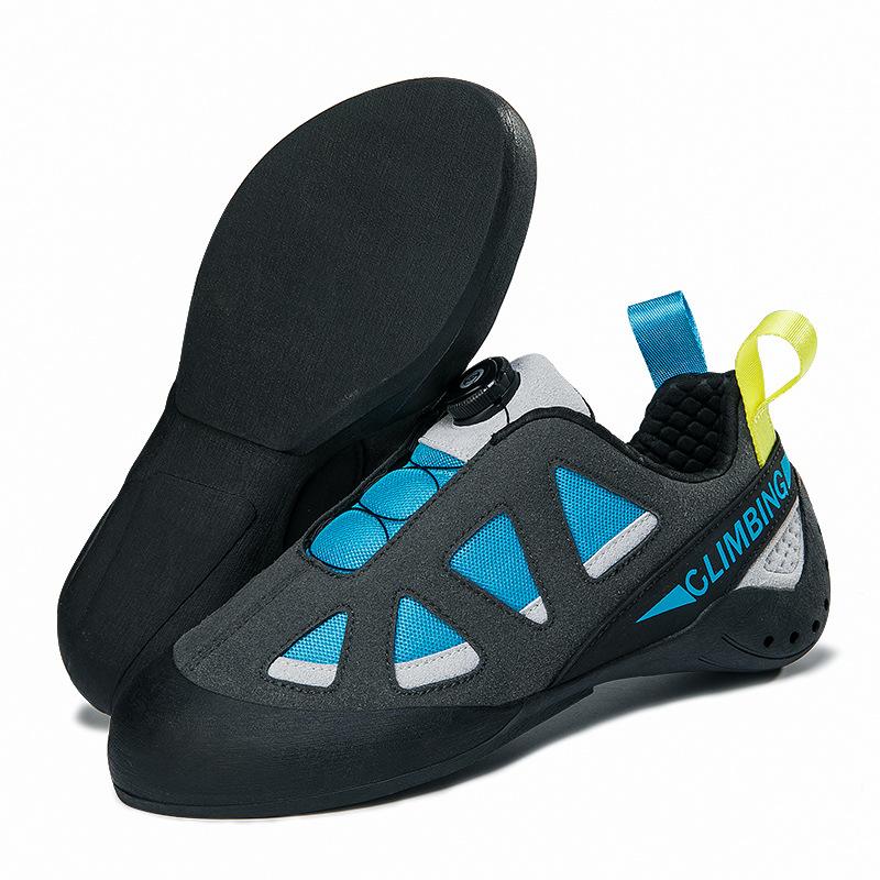 Climbing Shoes Indoor Training Shoes Bouldering Buckle Professional Male and Female Teenagers Beginner Competitive Climbing Shoes Customization