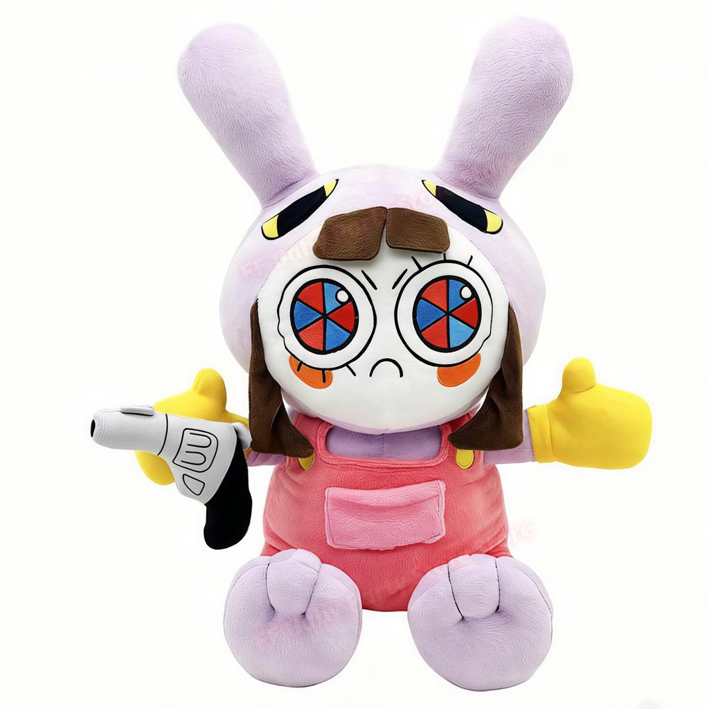 Jax Plush Digital Doll Circus Maid Magical Rabbit Clown Plush Dolls Periphery Stuffed Doll Home Decor Party Favor Birthday Gift