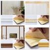 2.3m * 8cm Waterproof 3D Skirting Line Self-adhesive Waistline Edge Banding Strip