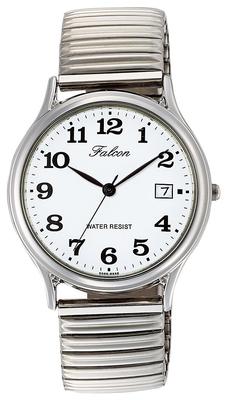 Мужские часы Citizen Falcon Q&Q, серебристые, D014-204