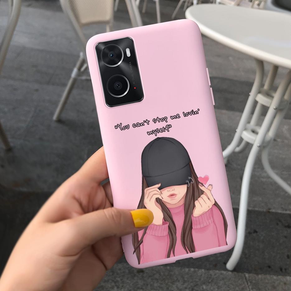 Чехол для Oppo A76 CPH2375 Модный Мультяшный Чехол для Девочек Для Oppo A96 Мягкий Силиконовый Чехол Для Oppo A36 A 76 96 OppoA76 OppoA96 Чехол