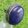 Lapis Lazuli Gemstone 925 Sterling Silver Plated Antique Vintage Ring US SZ 6 Jewelry AVRF76