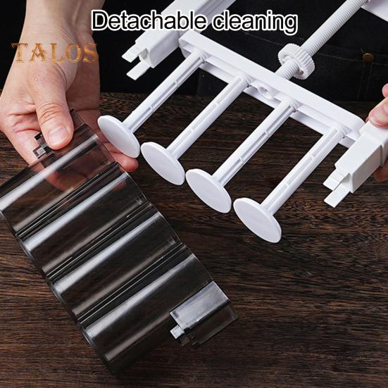 Диспенсер для начинки Mooncake, пищевой пластик, сделай сам, форма для начинки лунного торта, инструмент для изготовления ручного пресса, штамп для печенья, кухонные принадлежности для выпечки