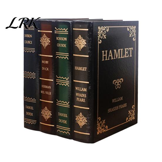 Декоративная коробка-хранилище в виде фальшивой книги, Украшения, Открывающаяся крышка, Полое внутреннее пространство, Стиль винтажного декоративного книжного шкафа, Для журнального столика, Секретное хранилище