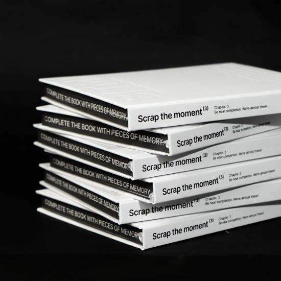 Luca Lab Scrap the Moment, постоянный белый дневник в твердом переплете, популярная фраза в Корее.