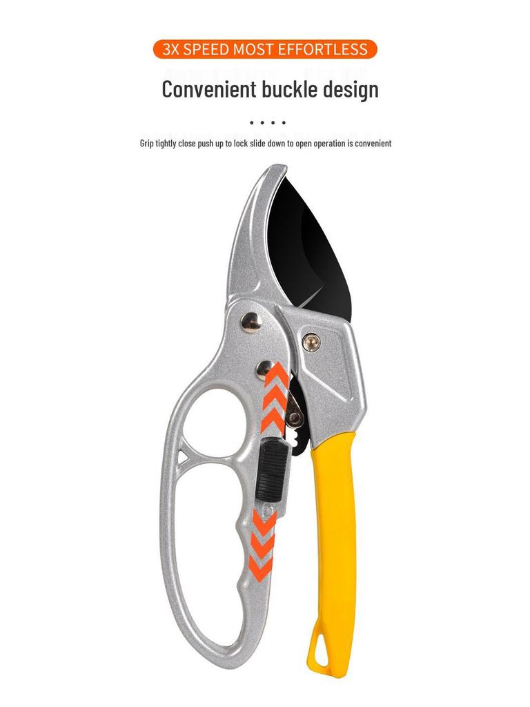 Horticultural Labor-Saving Pruning Shears: Powerful, Segmented Design for Thick Branches and Fruit Trees
