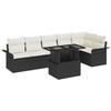 vidaXL 7-piece Garden Sofa Set with Cushions, vidaXL 2-seater Garden Sofa with Storage and Cushions 3357030