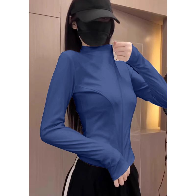 Высококачественный быстросохнущий топ для йоги с длинными рукавами и защитой от ультрафиолета