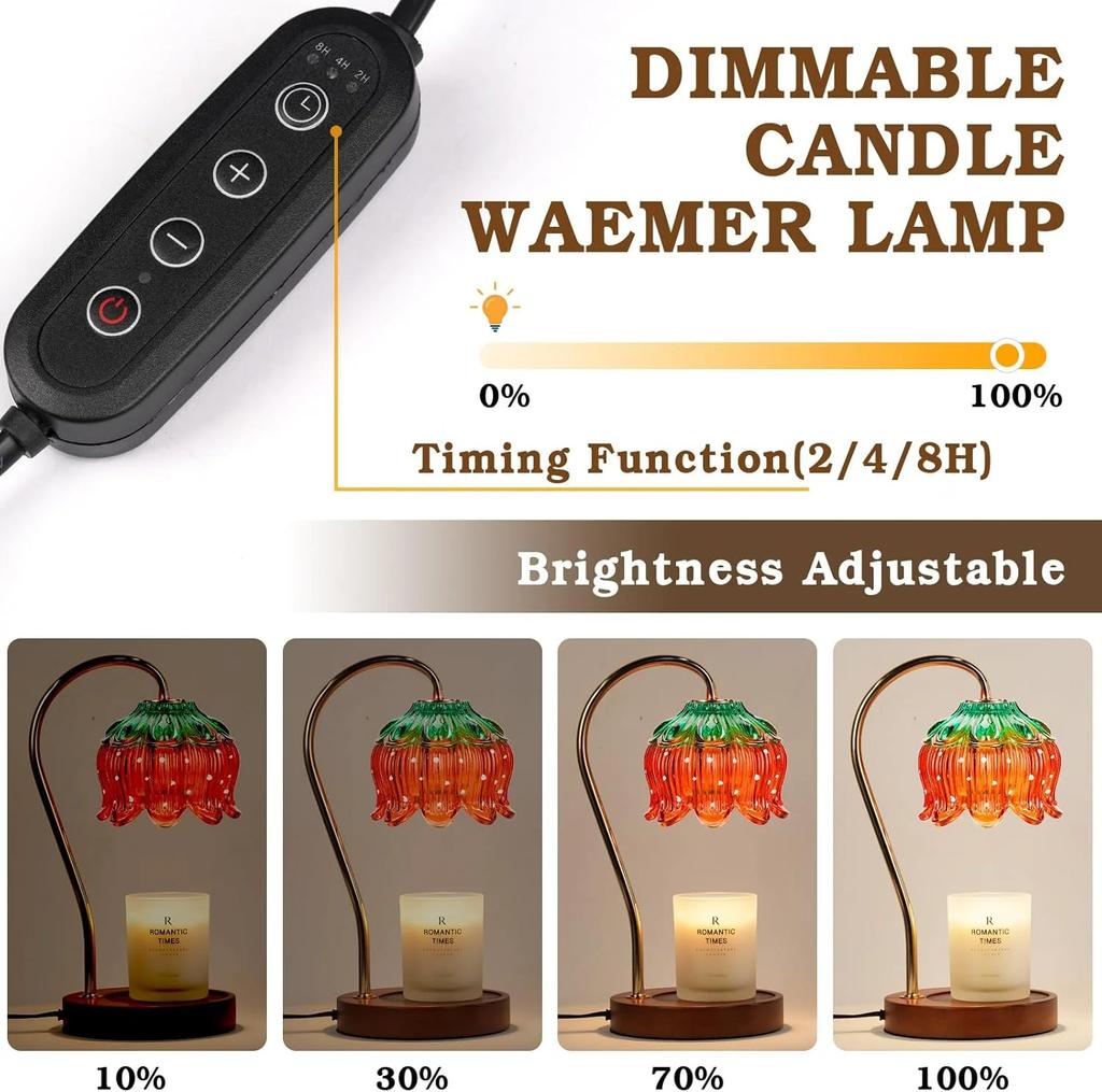Romanticaromatherapy Wax Melting Lamp Melting Candle Lamp Bedroom Wax Melting Lamp Can Be Timed Dimming Aromatherapy Lampfragrance Birthday Gift