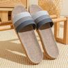 Linen Shoes, Slippers, Thick-soled Straw Sandals, Indoor