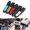 1 Pair 8mm Universal Motorcycle Rear Foot Pegs Pedal Aluminum Motorbike Footrests Rest Foot