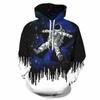 Fashion Men's Sweatshirt Planet 3D Digital Printing Casual Baseball Clothing Loose Hoodie Sweatshirt