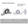 4/10Pcs Block Bearing KP08 KP000 KP001 KP002 KP003 KP004 Pillow Block Bearing Bore Ball Bearing Pillow Block Mounted Support