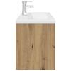 Bathroom Vanity Unit with Built in Basin and Faucet