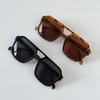 Big Frame Square Sunglasses UV400 Retro Eyewear Lightweight Pilot Sun Glasses  Outdoor